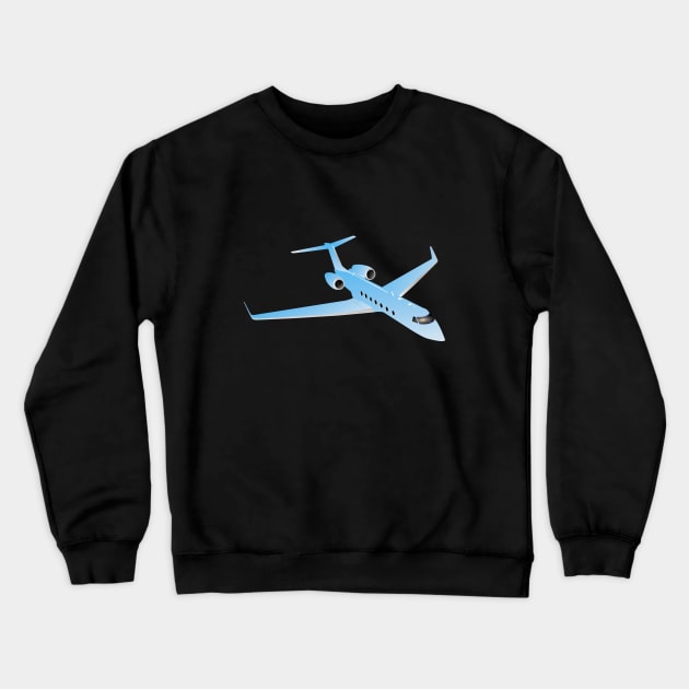 Private Business Jet Crewneck Sweatshirt by NorseTech